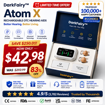 🔥 Today Only! Pryxo™ Atom X Smart Hearing Aids — Hear Clearly, Feel Confident Again 💖